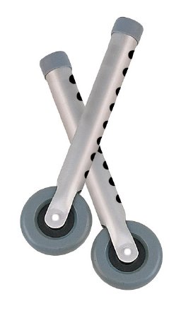 Drive Medical Universal 3" Walker Wheels, Gray