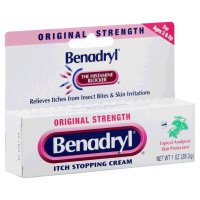 Benadryl - Itch Relief - 2% / 0.1% Original Strength Cream - 24/Case - 1 oz.
