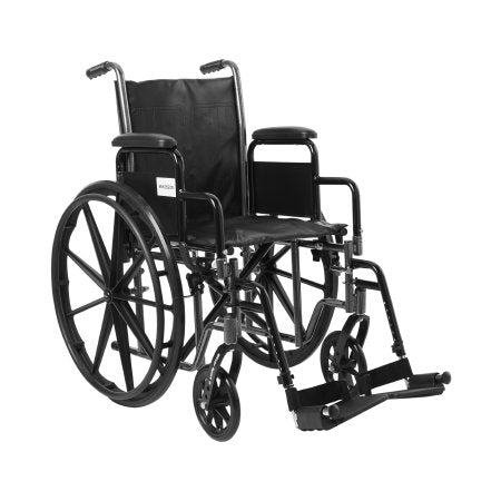 McKesson Drive Wheelchair Standard Detachable Padded Desk Arms Composite Black 16 Inch 250 lbs.