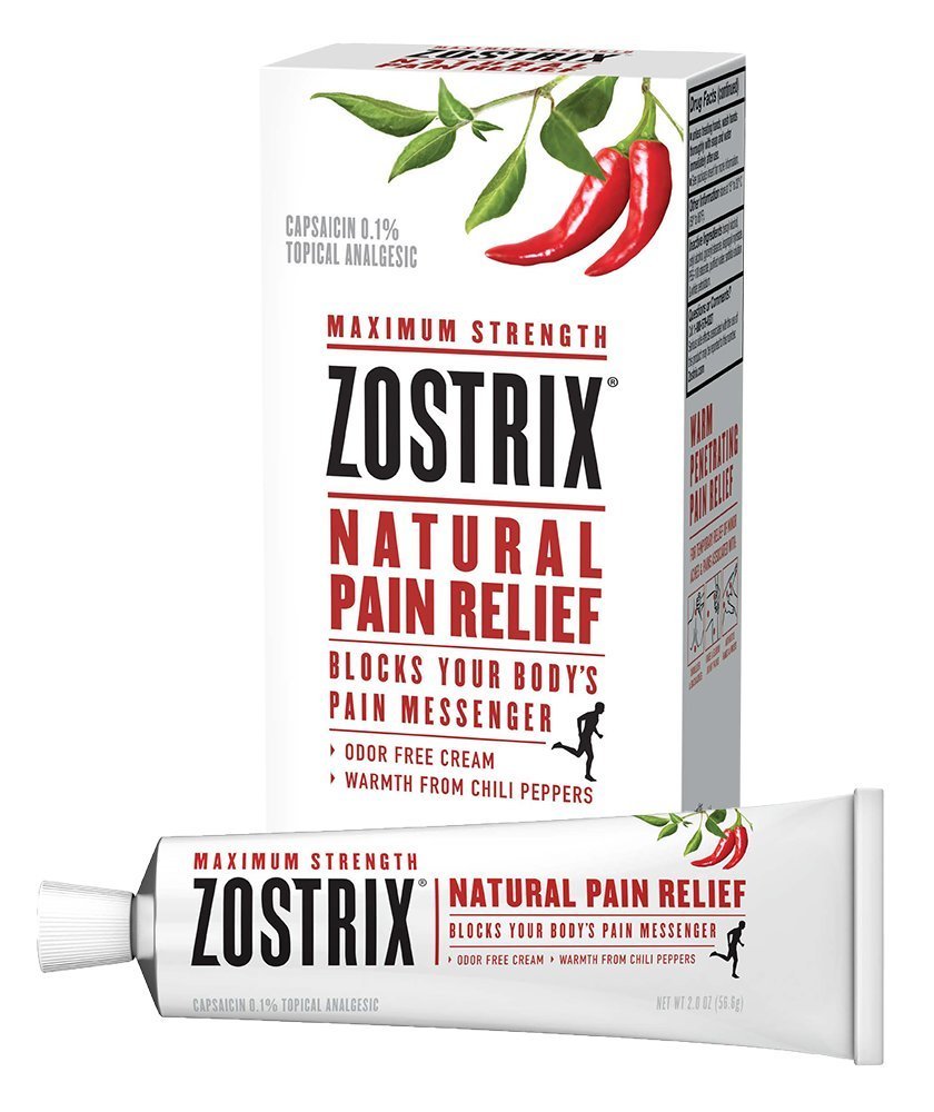 Zostrix Pain Relief Cream Maximum Strength 2 oz, 1 Tube