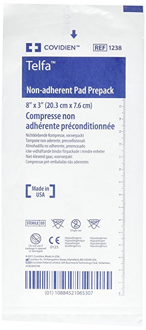 TELFA Non-Adherent Dressing by Kendall ( DRESSING, TELFA, 8" X 3",STERILE ) 5...