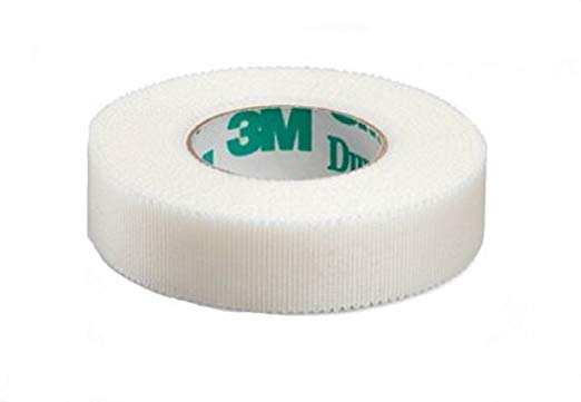 3M Tape Durapore Silk-Like Fabric 1/2" X 10 Yds NonSterile (1538-0, Case)