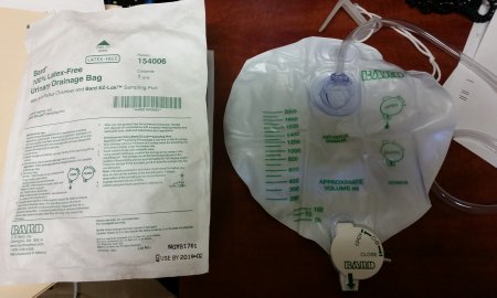 Urinary Drainage Bag with Safety-Flow Outlet 2,000 mL 154006 Qty 1