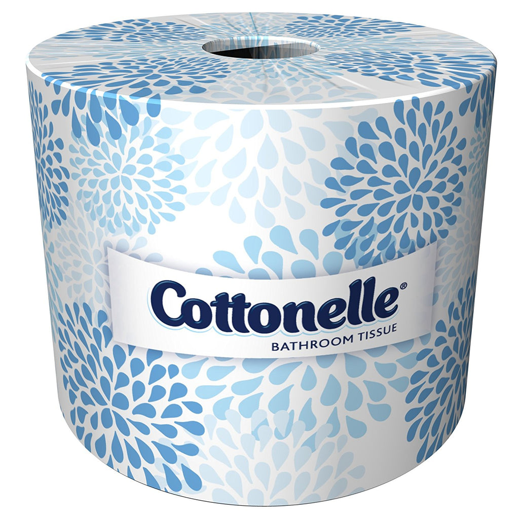 Cottonelle Bulk Toilet Paper (17713), Standard Toilet Paper Rolls, 2-PLY, White, 60 Rolls / Case, 451 Sheets / Roll