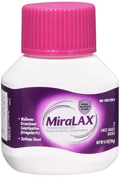 Miralax Miralax Powder 7 Doses, 4.1 oz (Pack of 2)