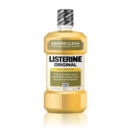Listerine Original Antiseptic Adult Mouthwash 16.9 oz (Pack of 12)