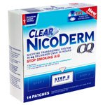 NicoDerm CQ Nicotine Patch, Clear, Step 2 to Quit Smoking, 14mg, 14 Count