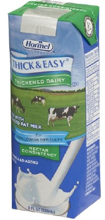 Thick and Easy Thickened Dairy Nectar, 8 Fluid Ounce--27 per case