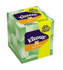 Kimberly-Clark Professional Kleenex Anti-Viral Facial Tissue Cube ( Pack of 6)