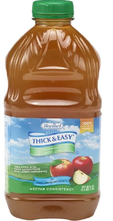 Drink Thick & Easy Apple Plastic Jug 6 Case 48 Ounce