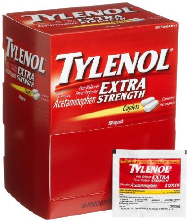 Tylenol Extra Strength Caplets, Fever Reducer and Pain Reliever, 500 mg, 100 ct