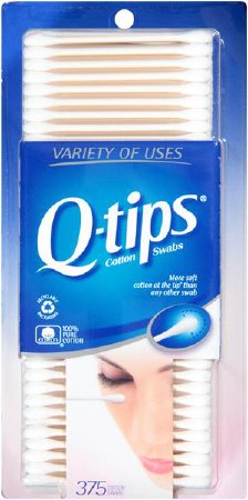 Q-Tip Swab Cotton 375Ea/Pk
