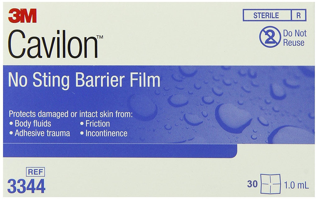 MCK33442100 - Barrier Film Cavilon 1.0 mL Wipe, Sterile, Alcohol Free, No Sting