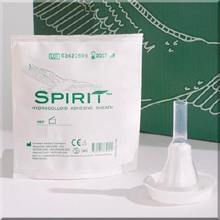 Spirit Condom Catheters Hydrocolloid Sheath Style 1, 36mm LARGE Rochester, 30/PK