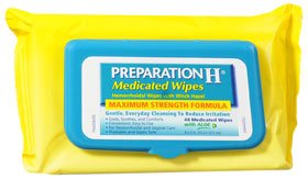 Preparation H - Hemorrhoid Relief - Wipe - 48 per Box-McK