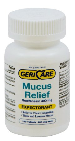 Mucus Relief Guaifenesin 400mg 100count (PACK OF 2)
