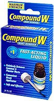 Compound W - Wart Remover - 17% Strength - Liquid 0.31 oz.