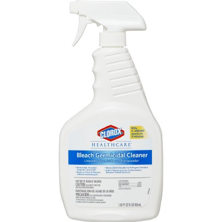 Tilex 68967 Bleach Germicidal Cleaner, Unscented, 22 oz Spray Bottle, 1 Each