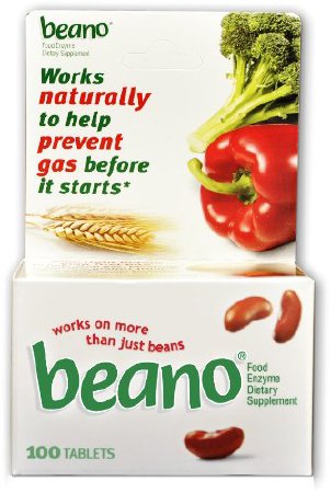 Beano - Gas Relief - 300 GALU Strength Tablet - 1 Bottle - 30/Bottle - McK