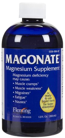 MAGONATE Magnesium Supplement 12 oz (Pack of 5)