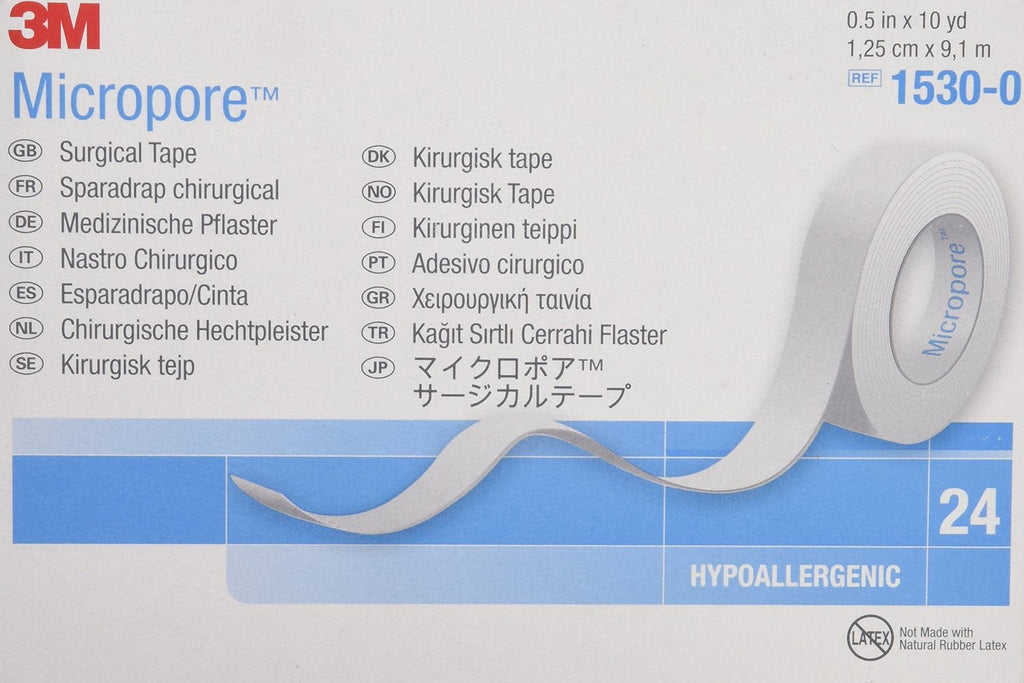 3M Micropore Paper Surgical Tape Standard Roll 3" X 10Yard Hypoallergenic - B...