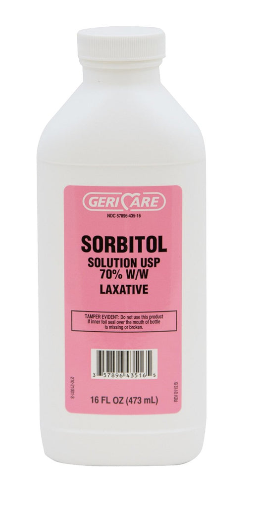 McKesson SORBITOL Solution USP 70% W/W Laxative , 16 oz. (473mL), 1 Bottle