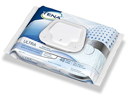 Wash Cloth Tena Ultra 48 pack - SCA Personal Care 64608