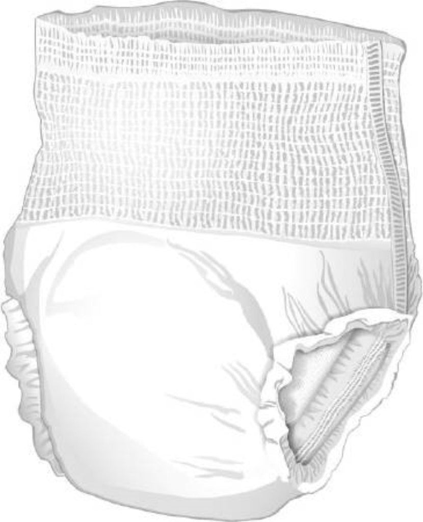 McKesson UWBLG Ultra Protective Underwear, Heavy Absorbency, Large 44-58", PK/18