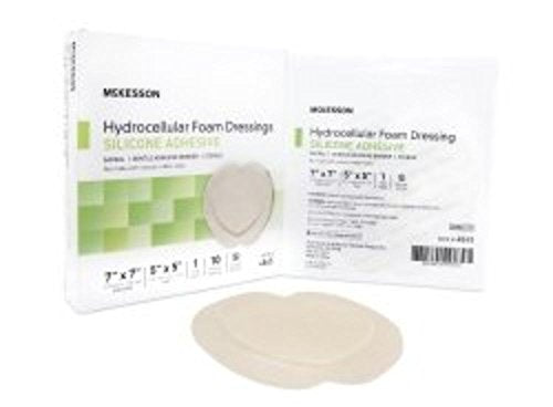 Foam Adherent Silicone W/Border 7"X7" 10Ea/Bx