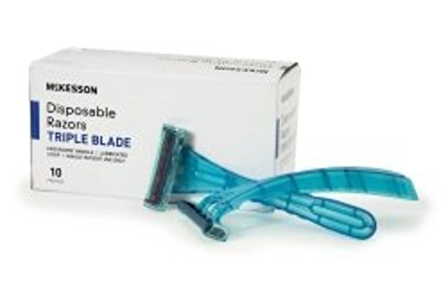 MCKESSON Pivot Head Razor Medi-Pak Performance Triple Blade Disposable NonSterile (#16-RZ15, Sold Per Piece)