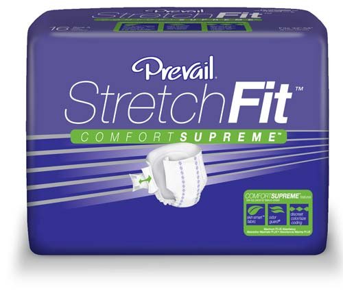 Prevail PM Extended Use Briefs - Large 72/cs
