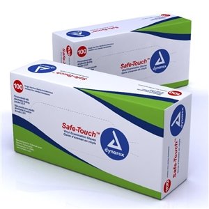 Vinyl Stretch Exam Gloves-Powder Free- Box 100 (Large)