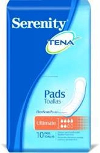 Bladder Control Pad Tena 16" Length Heavy Absorbency Polymer Female (BAG)