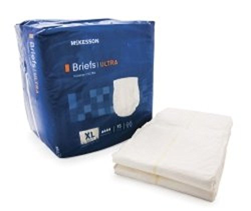 MCKESSON Incontinent Brief Tab Closure X-Large Disposable Heavy Absorb (BAG)