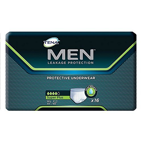 Tena 81780 Medium Protective Underwear Super Plus Men 64/Case by Tena