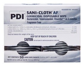 Wipe Sanicloth Af3 Lg 5X8 (Sold per PIECE)