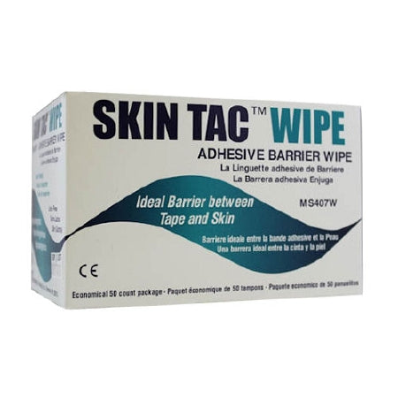 Skin Tac Adhesive Barrier Wipe, 150 Count (3 Boxes of 50)
