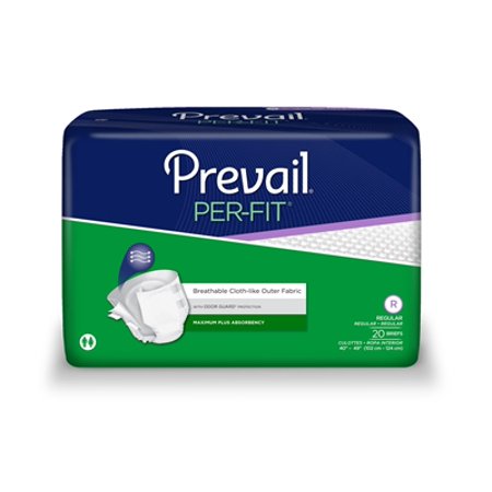Prevail Per-Fit Adult Brief, REGULAR, Heavy Absorbency, PF-016 - Pack of 20
