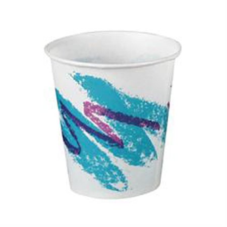 SOLO R53-00055 Jazz Design Wax Coated Treated Paper Cold Cup, 5 oz. 3000/CS