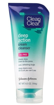 Clean and Clear Deep Action Cream Cleanser, 6.5 Ounce -- 24 per case.