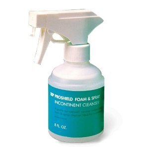 Alimed PROSHIELD Foam and Spray Incontinent Cleanser 8Oz Bottle, No-rinse