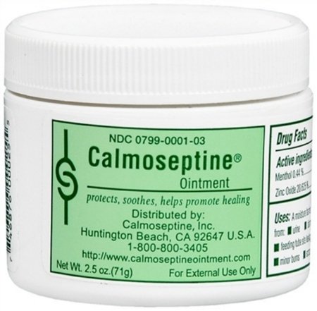Calmoseptine Ointment - 2.5 oz Jar, Pack of 5