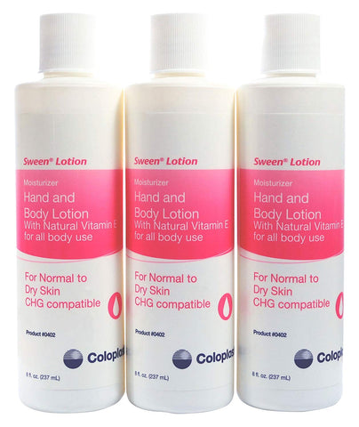 Sween Moisturing Lotion 8 oz Bottle - Pack of 3