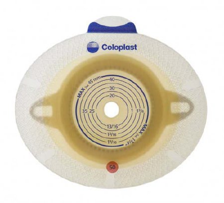 Ostomy Barrier SenSura Click Adhesive 2.75" Flange Cut-To-Fit 3/8-2-1/2" #10041