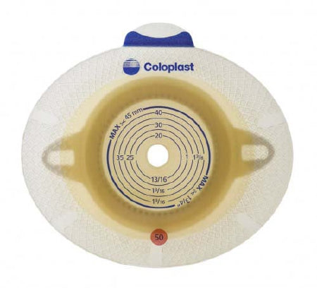 Ostomy Barrier Sensura Flex Adhesive 3-1/2" Flange Cut-To-Fit, 3/8-3-1/2" #10108