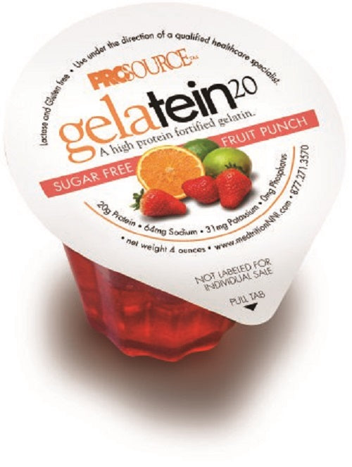 GelaTein 20 Fruit Punch: 20 grams of protein. Sugar free. (36 count)