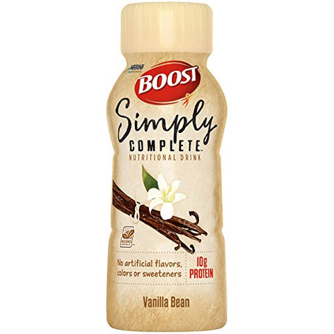 Boost Simply Complete Nutritional Drink, Vanilla Bean, 8 fl oz Bottle, 24 Pack - 3 Kings Medical Supplies