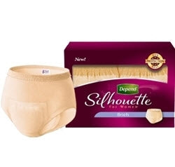 Depend Underwear Silhouette Maximum Absorbency for Women, Large/X-Large, 10 C...
