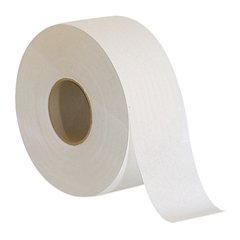 GP 13728 Pro GPC Jumbo Jr. Tissue Roll, 9" Diameter, 1000', White (Pack of 8)