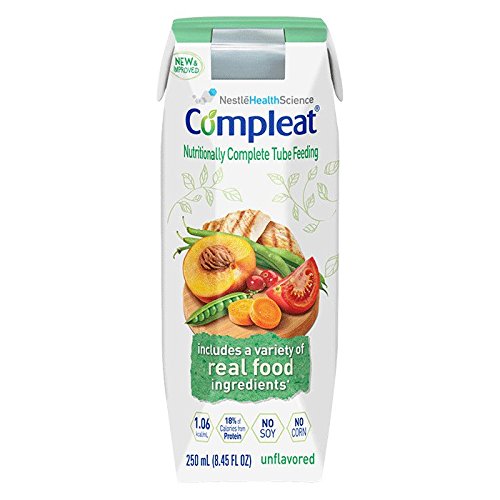 Compleat, Real Foods Blended, Feeding Tube Formula 250ml Adult, 24/Case